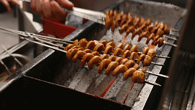 烤 面筋,才是烧烤界的扛把子.