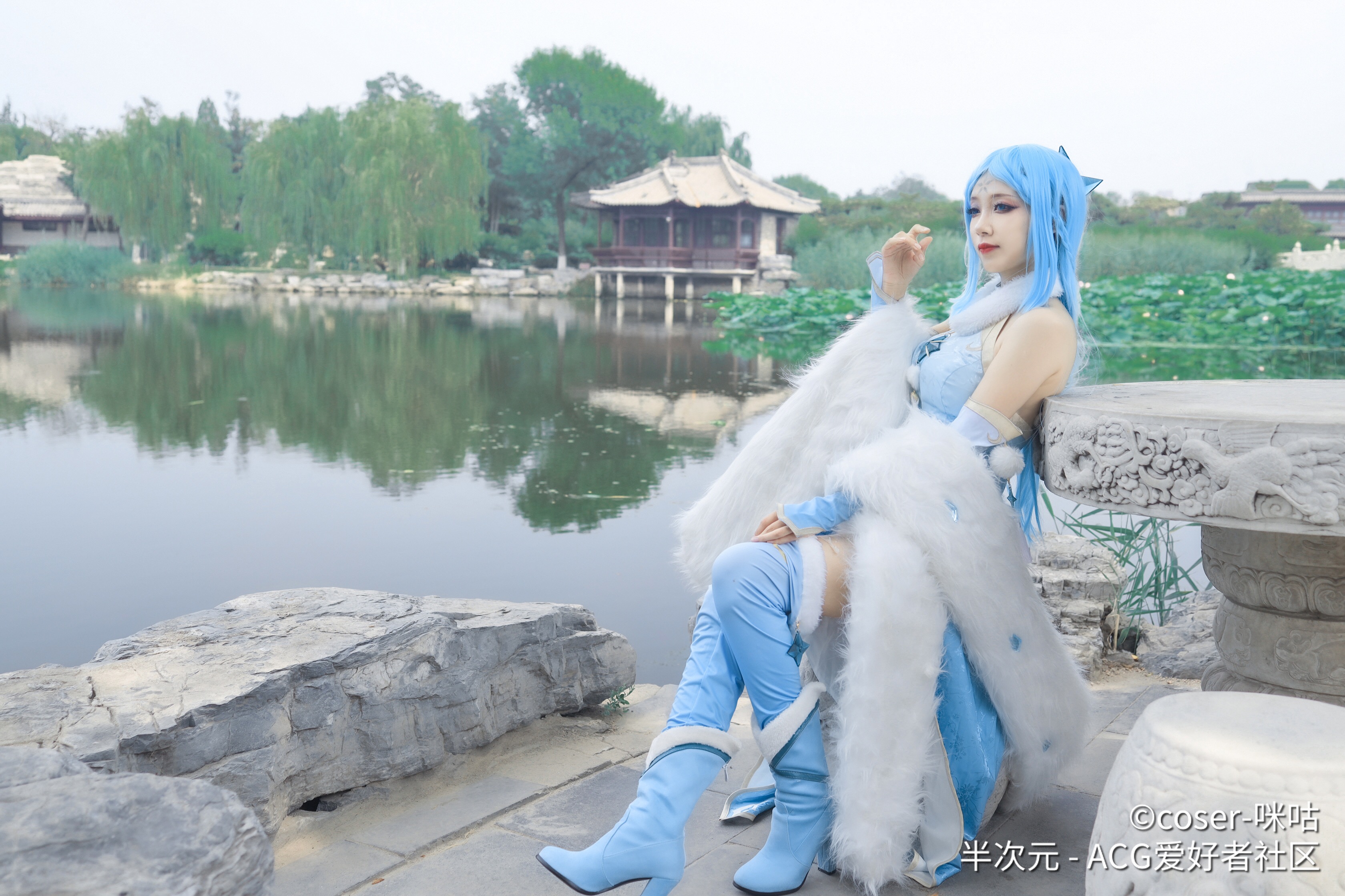 王昭君cos真人美腿,王者荣耀女生cos 大乔 王者荣耀王昭君cos小姐姐好像少了点什么东西