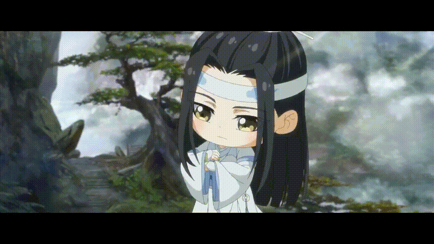 《魔道祖师q》呆萌蓝湛坑兄长吃西瓜皮炒辣椒,罪魁祸首魏婴自食恶果