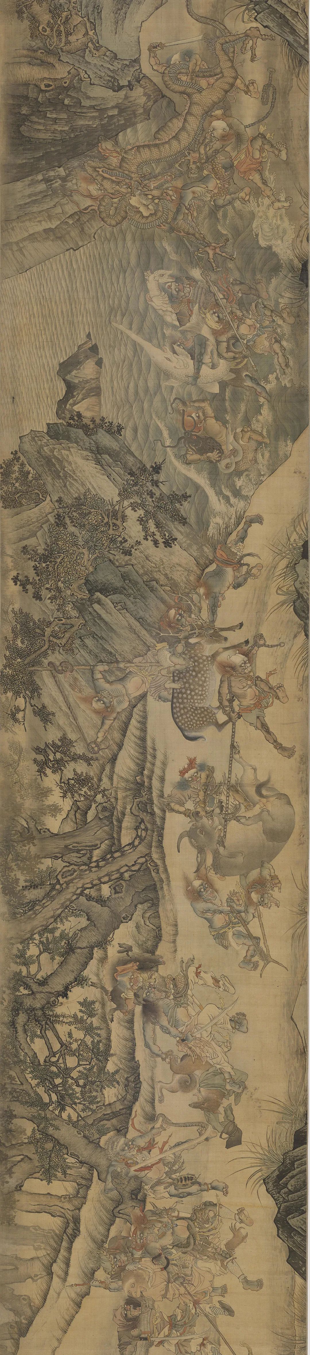 真君降妖《二郎搜山图》