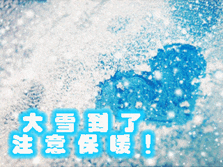最新大雪早上好日常祝福语大全,大雪问候语录图片!