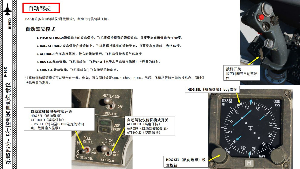 DCS F-16CM VIPER毒蛇中文指南15.2自动驾驶- 腾讯云开发者社区-腾讯云