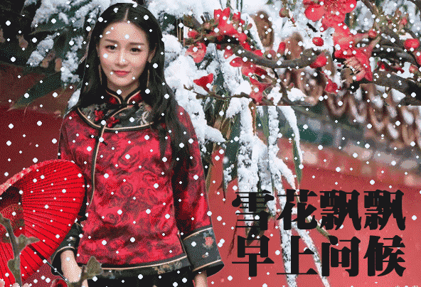 清晨冬日下雪的早安问候祝福语,最美清晨早上好表情美