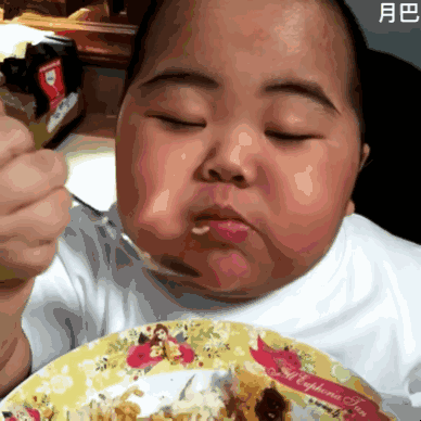 我看到胖小孩表情包就会死