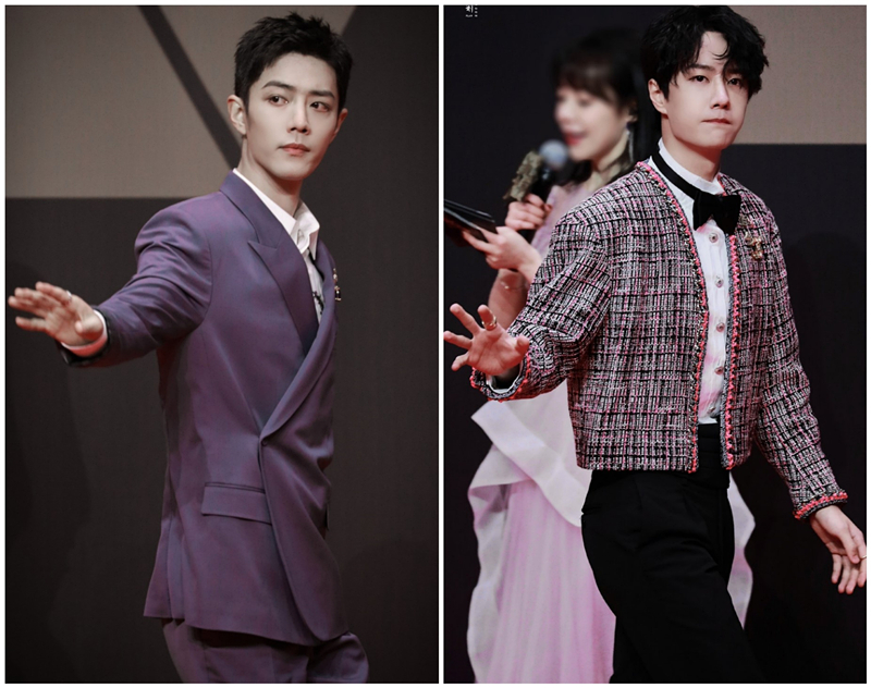 王一博肖战被拍到了疑似偷瞄彼此博君一肖粉丝圆满了