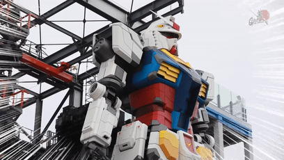 日本让18米的高达动起来了,24处可动机械关节,突破壁!