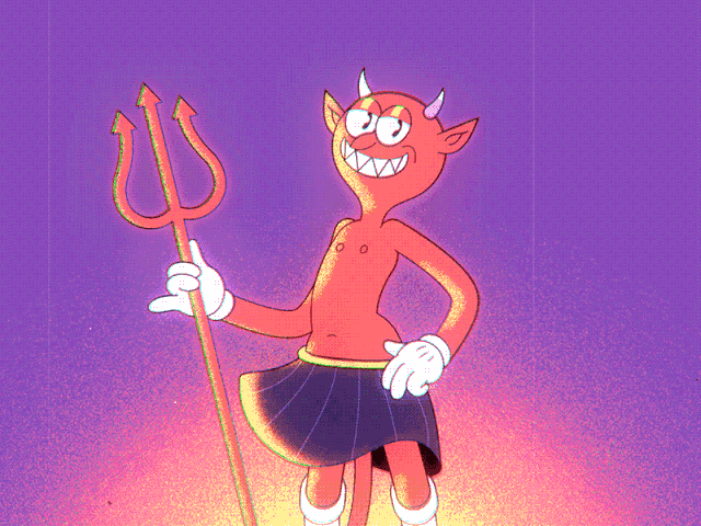 以色列插画师tonybabel卡通造型可爱生动,做的这一系列gif动画非常