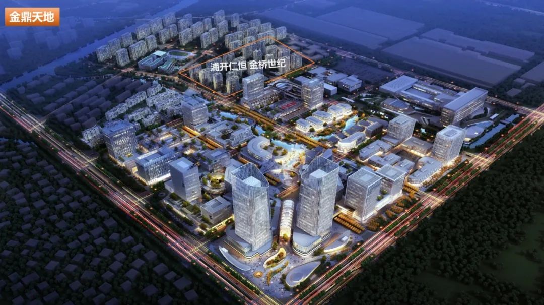 其中, 约218万方的金鼎天地更是重中之重.