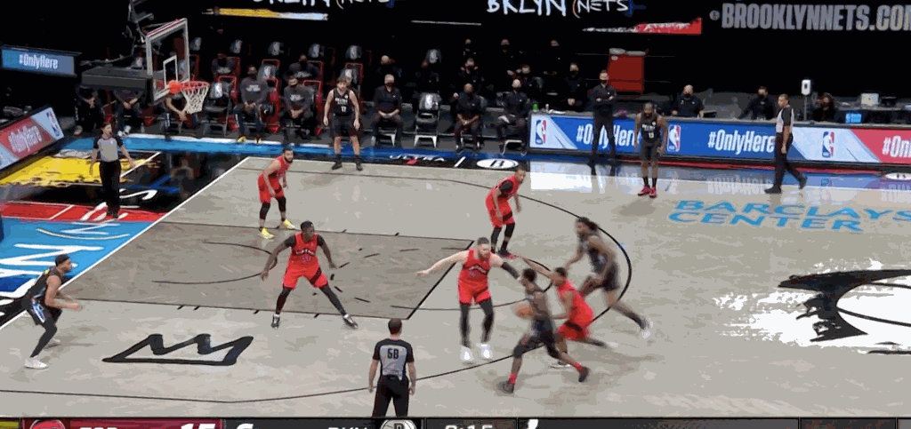 北京时间2月6日,nba常规赛篮网对决猛龙.