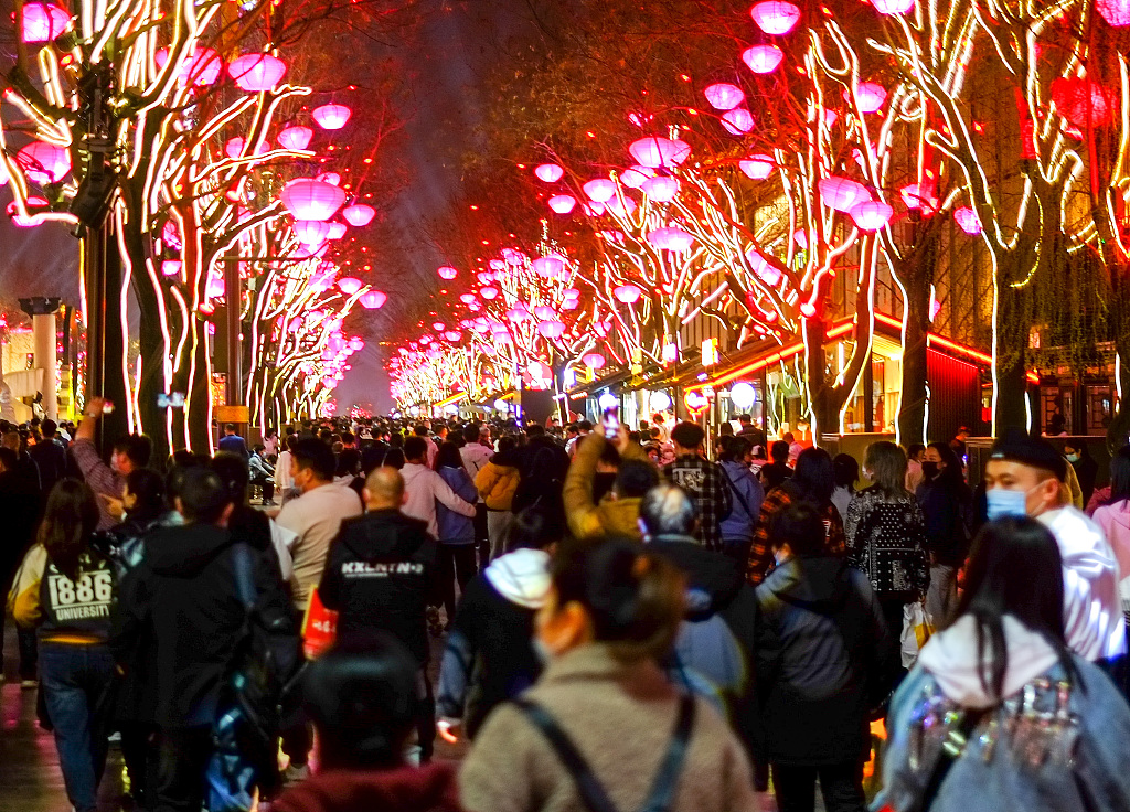 西安,西安大唐不夜城,陕西游,夜景