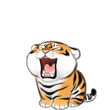 表情包:可爱的小老虎