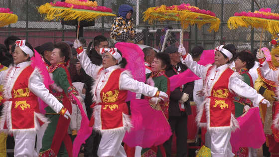 扭秧歌,踩高跷,划旱船……红红火火拜大年