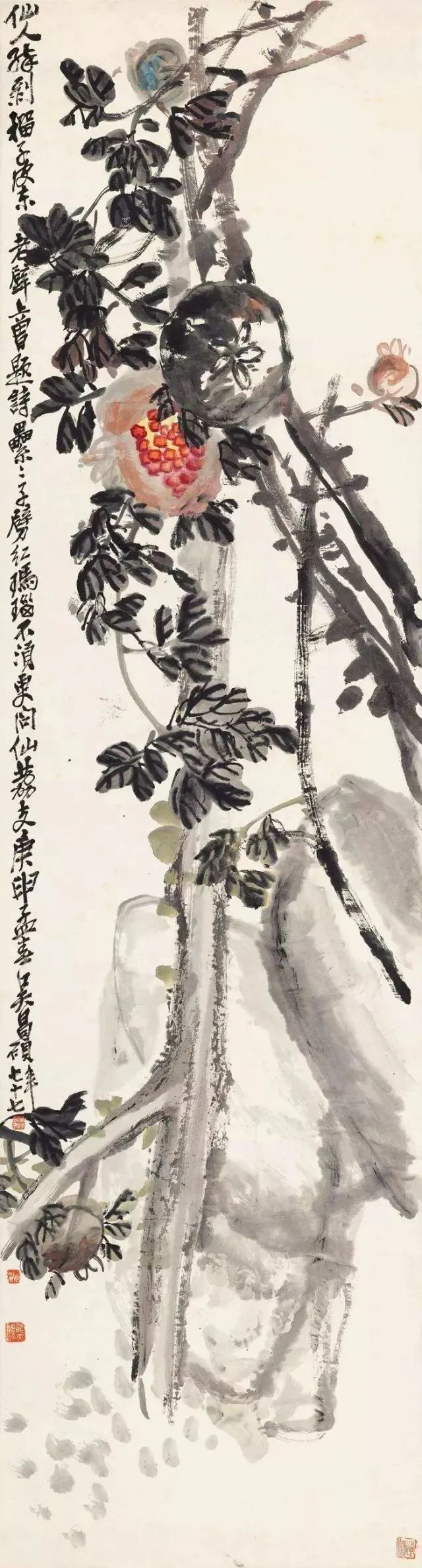 十位大师画石榴,多子多福!