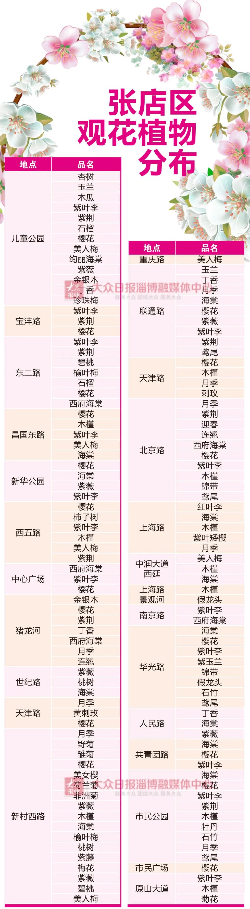 淄博春季赏花地图,请收藏,周末用得着哦!_腾讯新闻