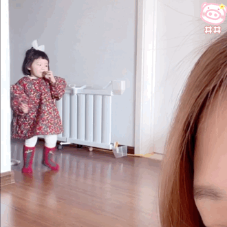 头像表情包丨萌娃小丸妹向你发送可爱光波