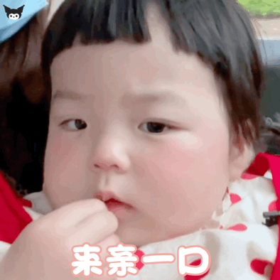 头像表情包丨萌娃小丸妹向你发送可爱光波