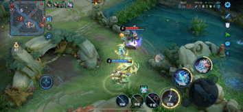 但是我们预判了他的预判,主动跳下来吃控制变成小鹿刷新技能,然后鹿