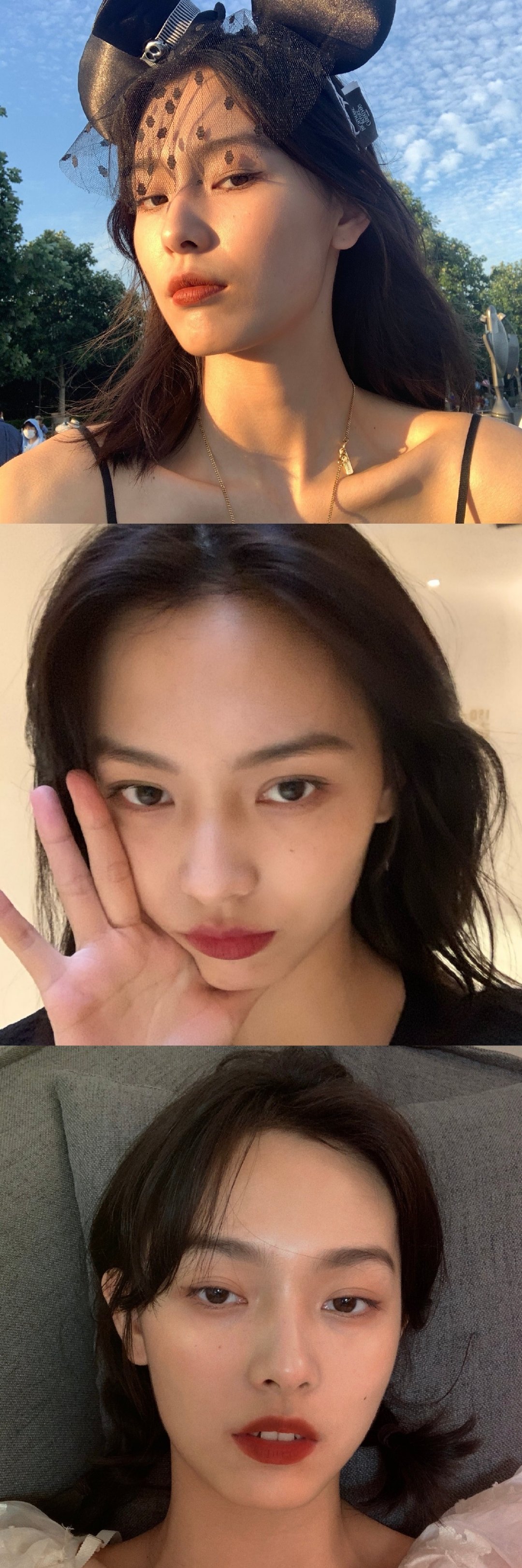 赵佳丽女鹅的照片太适合当头像了气质颜值俱佳