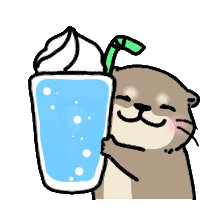 表情丨line可爱小水獭表情包