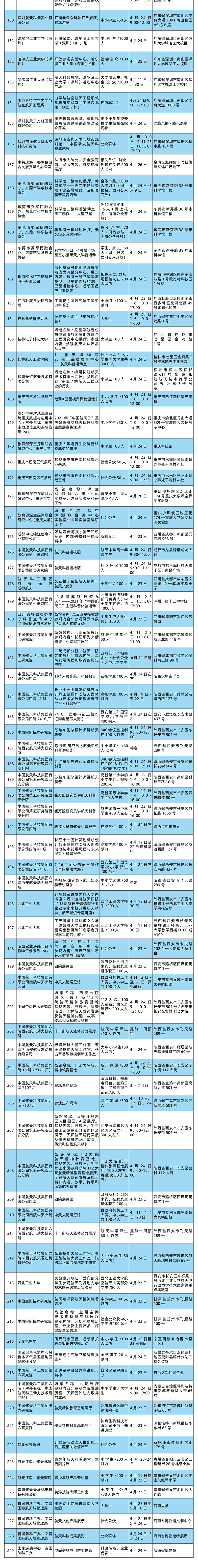 所有人 走起!2021年"中国航天日"全国系列活动来啦!