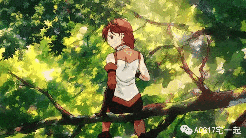 福利动图老司机猜猜看1204树上的萌妹子