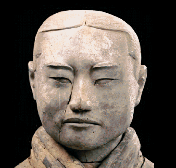 兵马俑真人复原图会动会眨眼2000年前的古人长这样