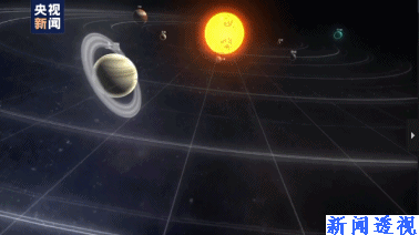 还从另一个角度看到了大家熟悉的太阳,地球,金星,木星,水星,火星