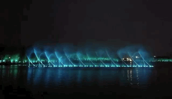 北京马家湾喷泉灯光秀幻彩“绽放”插图3