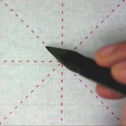 欧楷40个基本笔画书写技巧高清动态图片手写示范