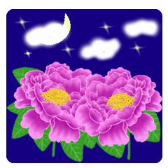 6月温暖的鲜花晚安心语句子 温馨暖心漂亮花朵祝福语唯美动态表情包