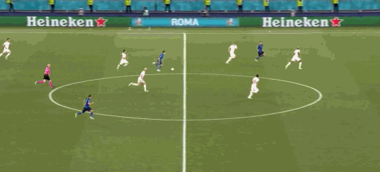 欧洲杯gif速递:意大利成首支晋级淘汰赛球队,贝尔失点助攻梅开二度