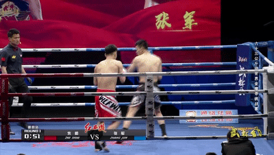 武林风走进新县袁鹏彬踢馆金鹰上演绝杀瞬间