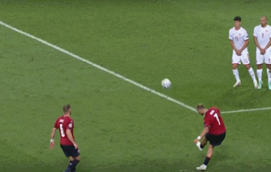 【欧洲杯gif集锦】童话再续!捷克1-2丹麦 希克进球追平c罗