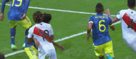 【gif汇总】美洲杯季军赛哥伦比亚3-2秘鲁:迪亚斯梅开