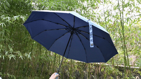 一把黑科技雨伞不仅遮风挡雨颜值满分还有隐藏功能