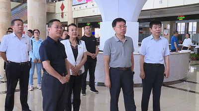 14日,吕梁市人大常委会副主任卫成印带队前来我市,就《山西省开发区