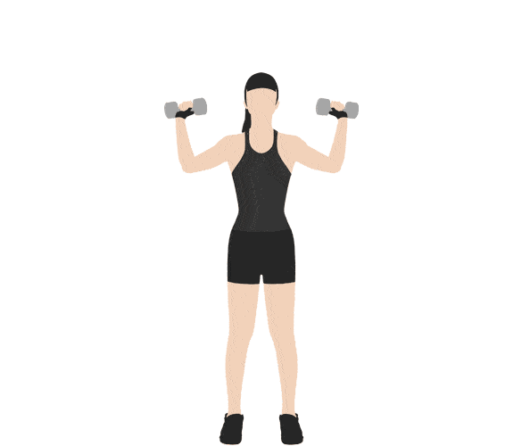 无论是使用杠铃还是哑铃,将重量举过头顶, 就会给颈部和周围肌肉带来