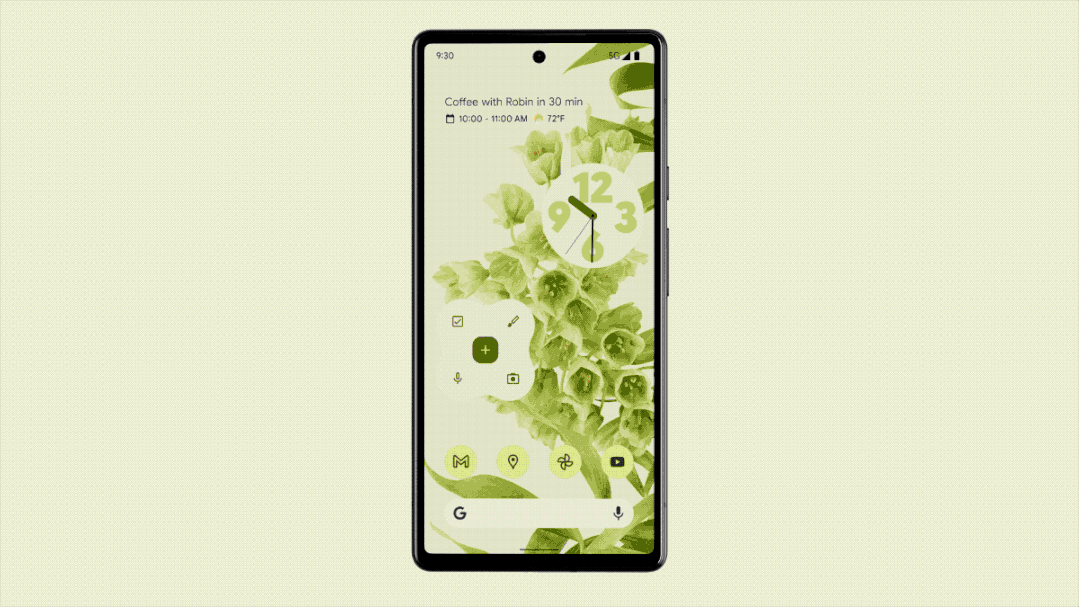 全网首发抢先用上谷歌pixel6pro原生壁纸