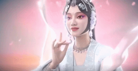 一段经典的京剧《天女散花》惊艳全场翎作为虚拟选手登上舞台在央视