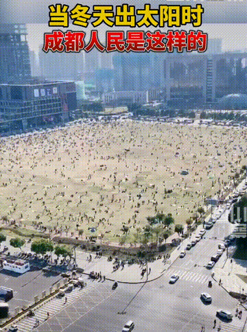 弄成了马尔代夫度假的模样还把晒太阳,都得赶去公园载歌载舞.