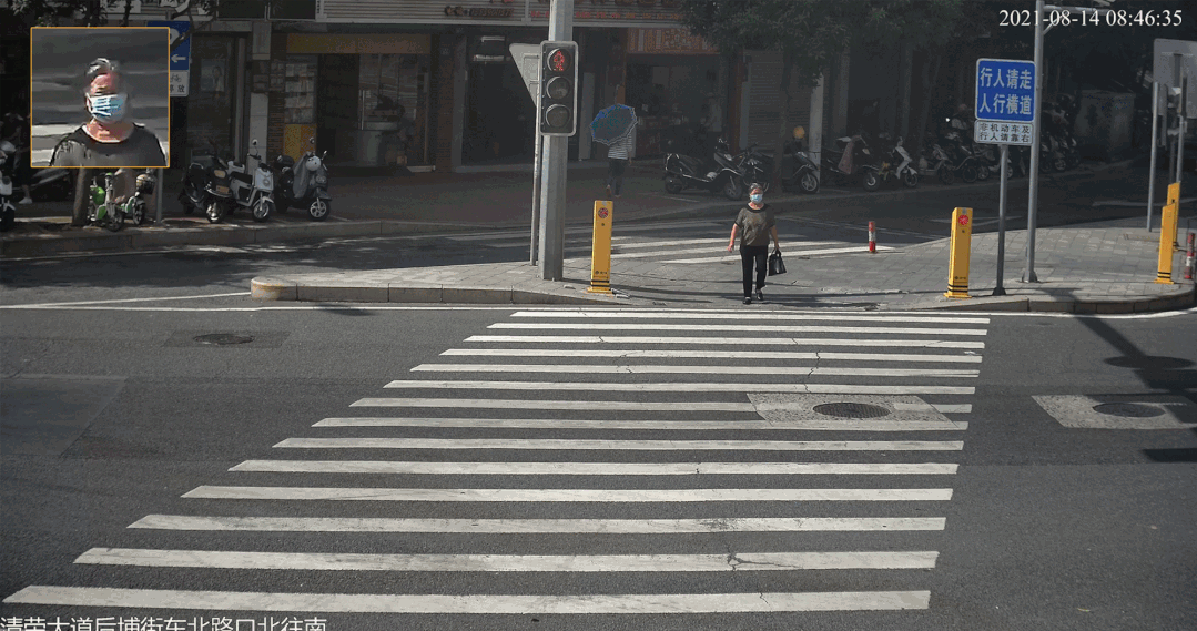 福清这些行人闯红灯被拍了看看有你认识的人吗