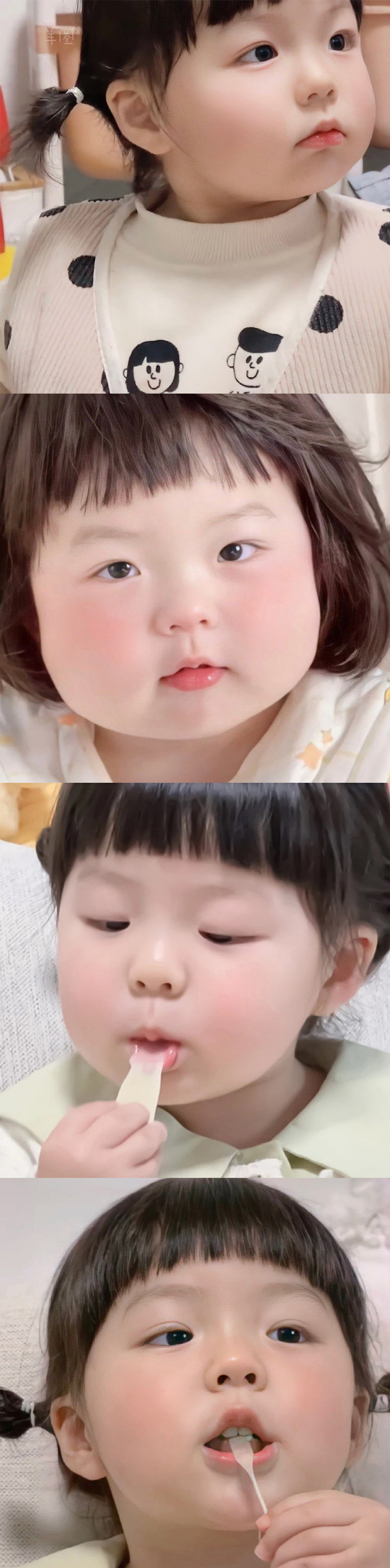 丸子妹太可爱了谁不想有个女儿呢