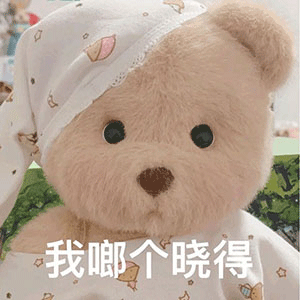 超可爱的小熊表情包