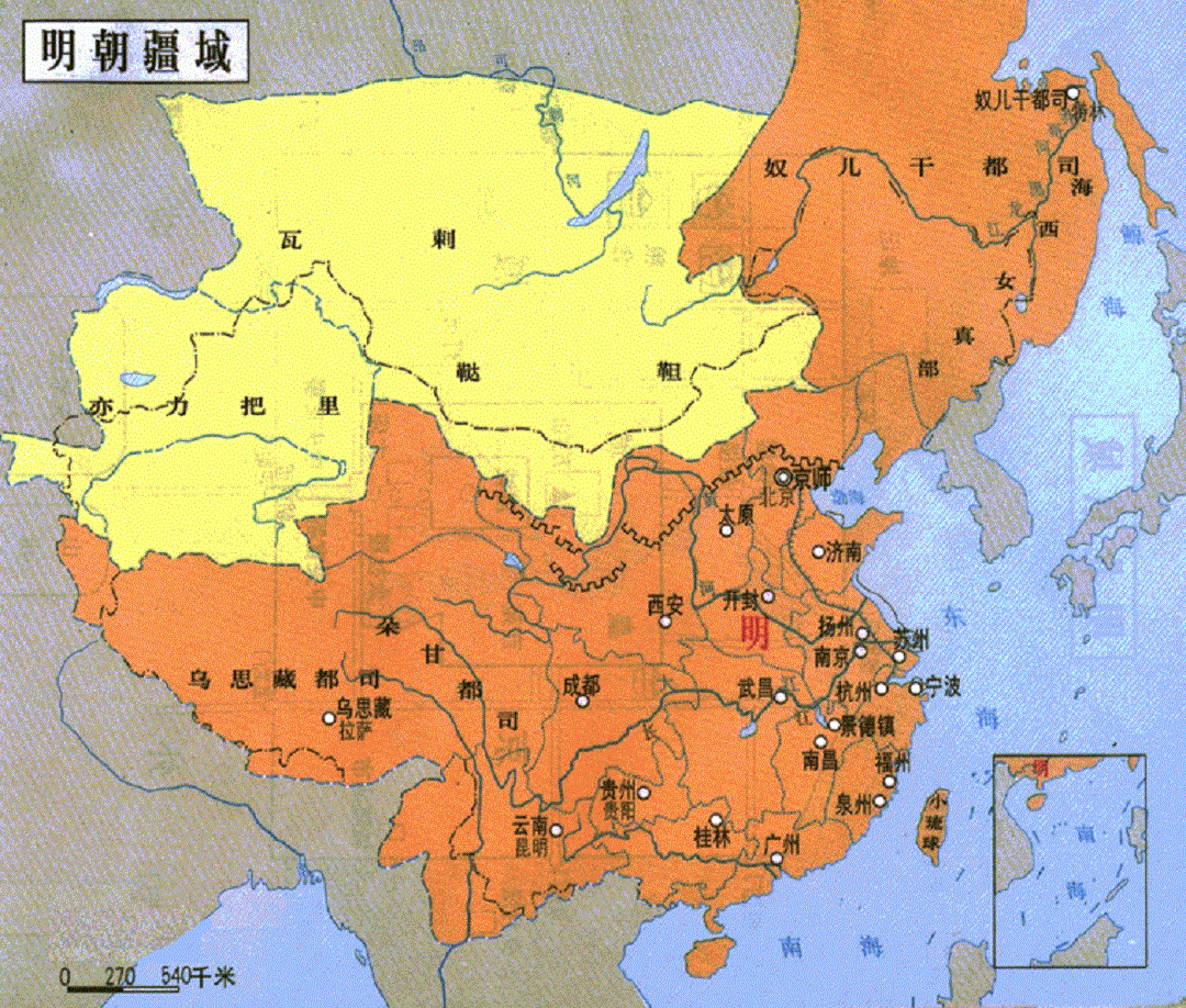 明朝一直被认为是中国历史上最有骨气的一个王朝,因为这个王