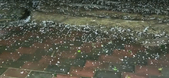 昨夜今晨,房山又下冰雹了!今天还有一波,局地6级大风
