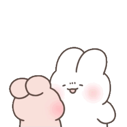 表情包奶油泡芙兔