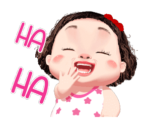 3d小女孩傲娇动态表情包拿去吧你