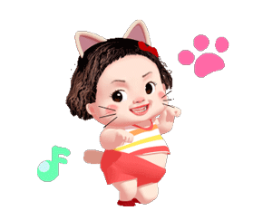 3d小女孩傲娇动态表情包 拿去吧你!_腾讯新闻