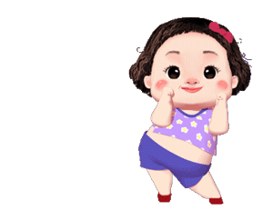 3d小女孩傲娇动态表情包 拿去吧你!