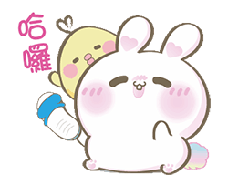 bunny 可爱圆滚滚兔兔子表情包